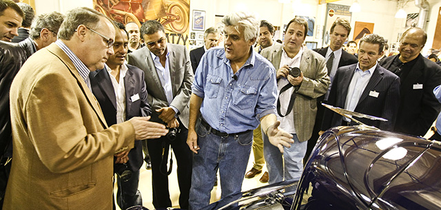 SLS AMG Communication at Jay Leno’s Big Dog Garage