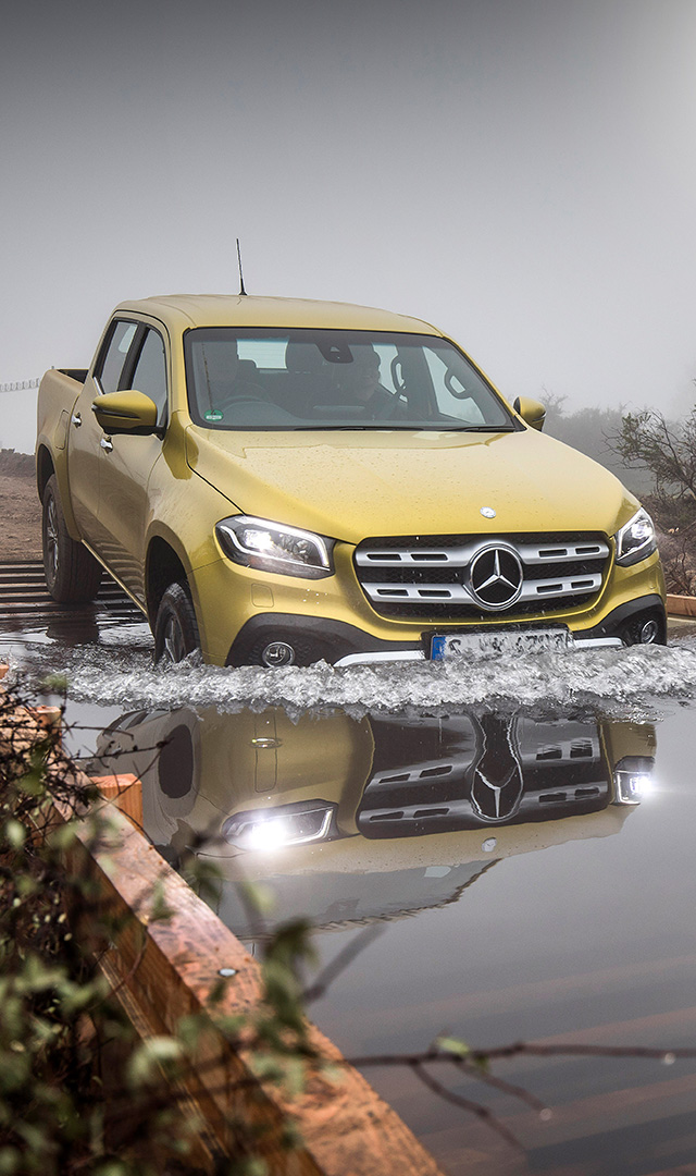 Mercedes-Benz X-Class test drive experience in Santiago, Chile