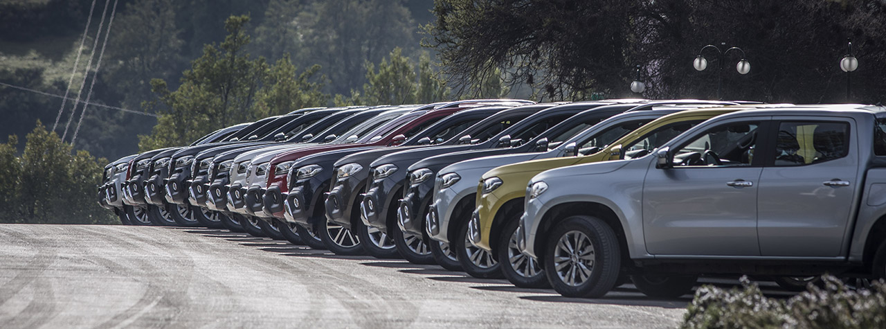 Mercedes-Benz X-Class test drive experience in Santiago, Chile