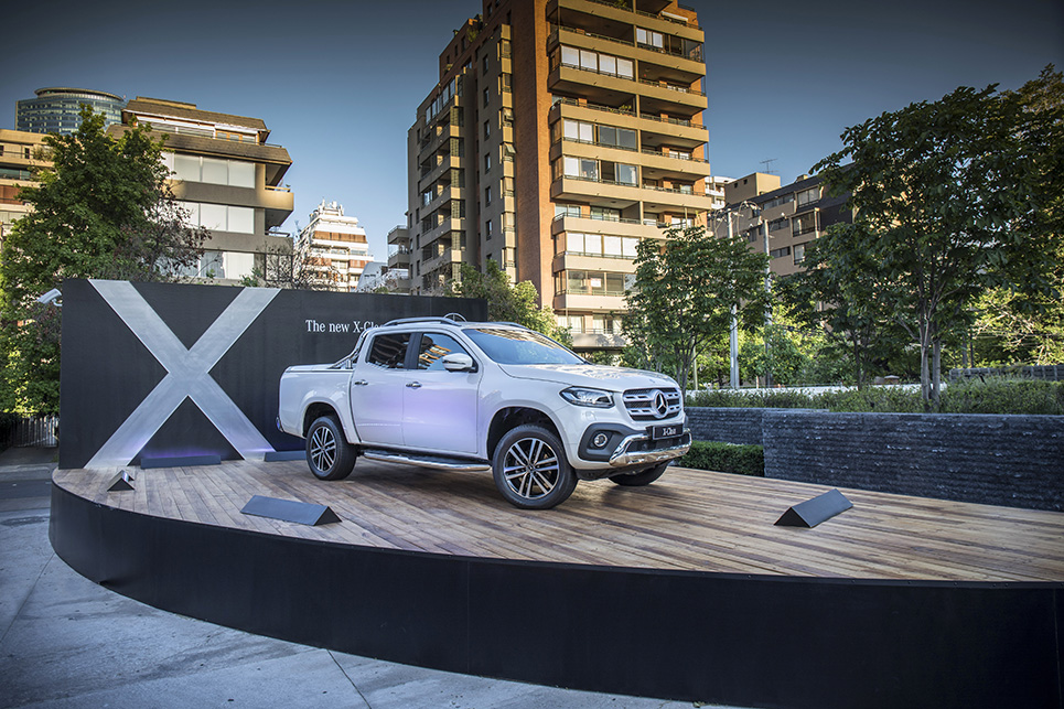 Mercedes-Benz X-Class test drive experience in Santiago, Chile